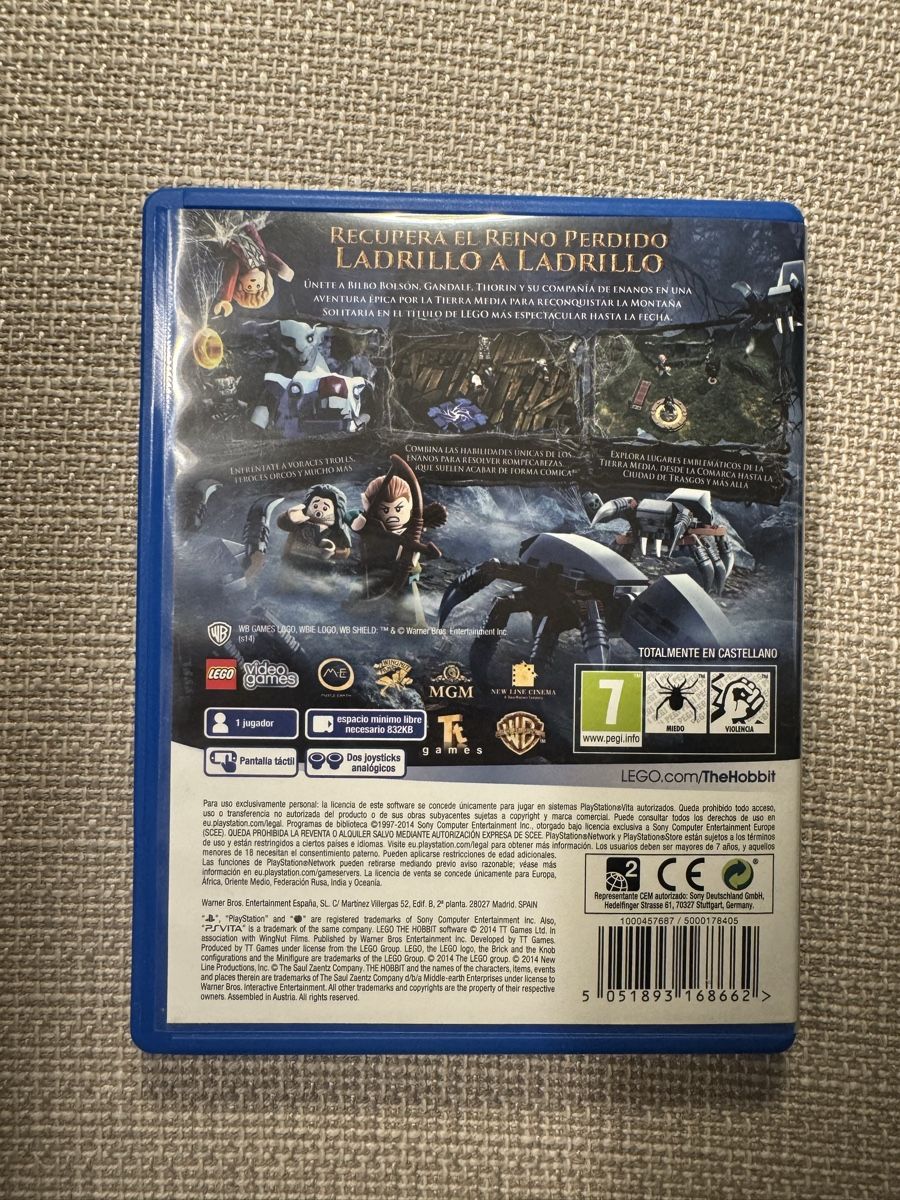 Lego Spiele: Lego Le Hobbit PS Vita – Neu (gemäss Beschreibung) aus Morges von Igp10 1
