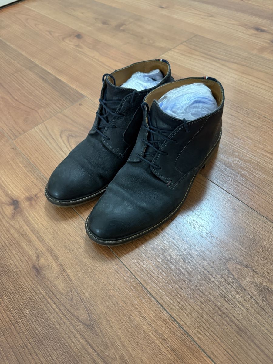Scarpe da uomo: Tommy Hilfiger Leder Boots Herren Gr 42 – Usato da Dänikon ZH venduto da RAFIMIKI 2