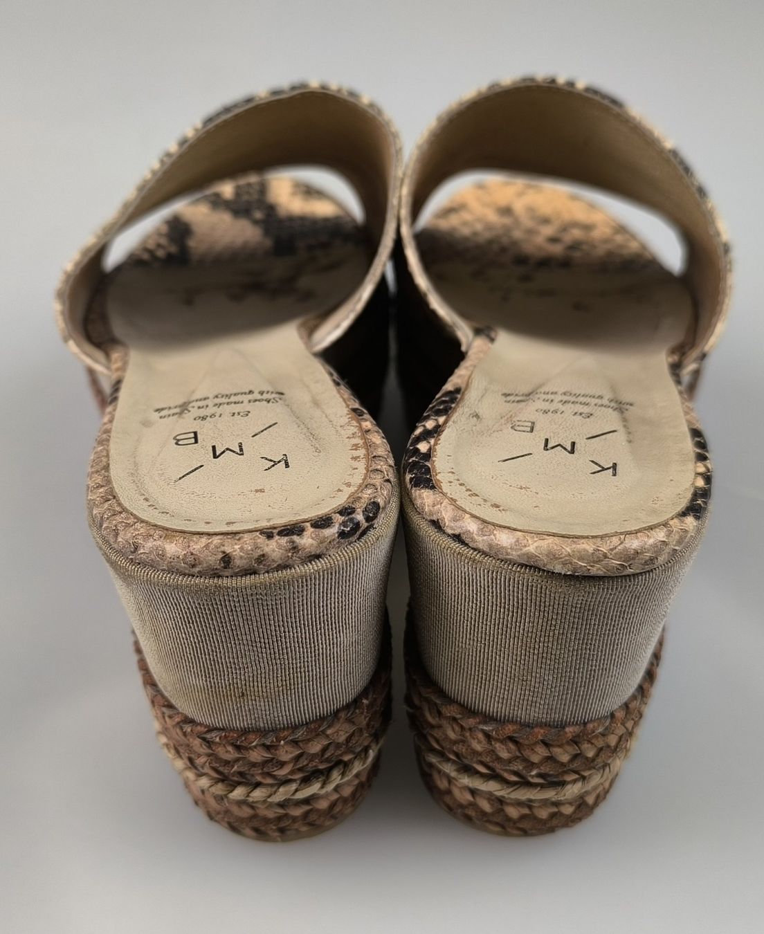 Damenschuhe: Pantoletten aus Schlangenleder – Gebraucht aus Rüti ZH von Restwert_Rueti_ZH 2
