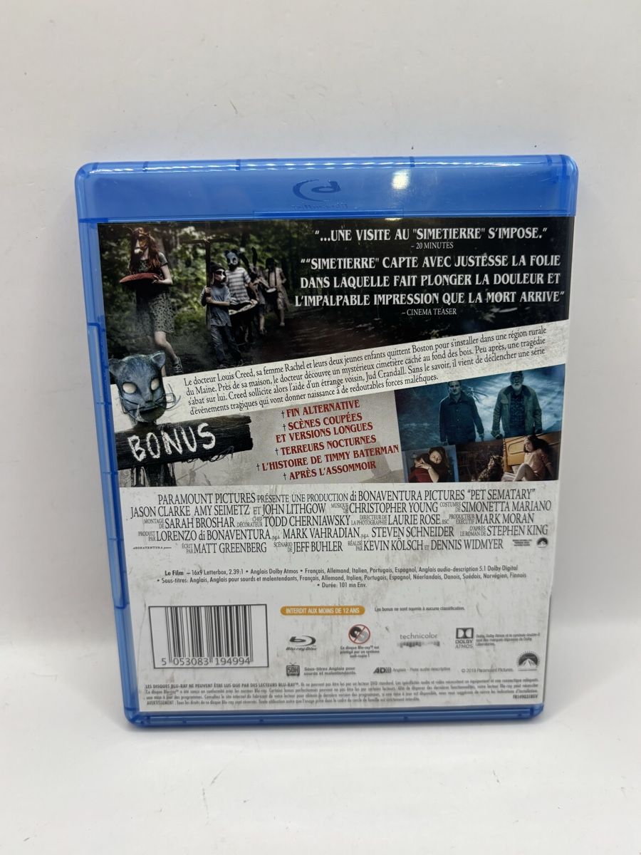 Alle DVDs: Blu-ray Simetierre - Stephen King – Gebraucht aus Genève von sho_67qj 1