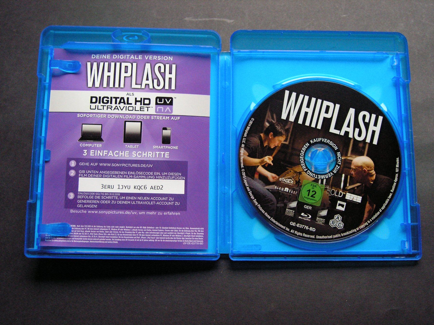 Tutti i DVDs: Whiplash [Blu-ray] – Usato da Zuzwil SG venduto da vette13 3