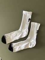 Specialized Radsocken weiss/schwarz  ca. Gr. 3840