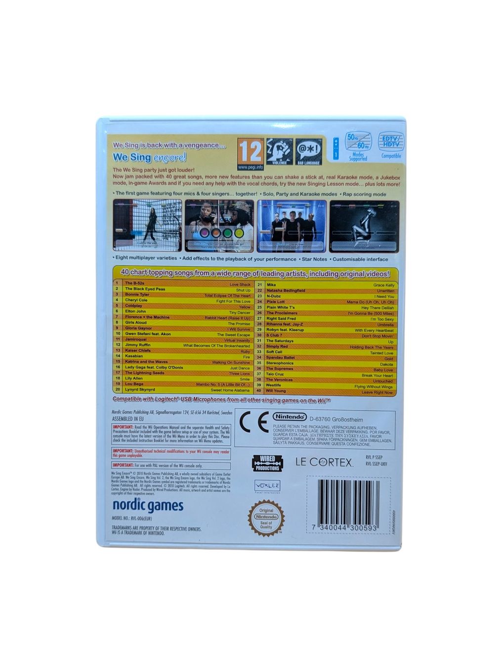 Nintendo Giochi: We Sing Encore Nintendo Wii – Usato da Domat/Ems venduto da IsseldorsShop 1