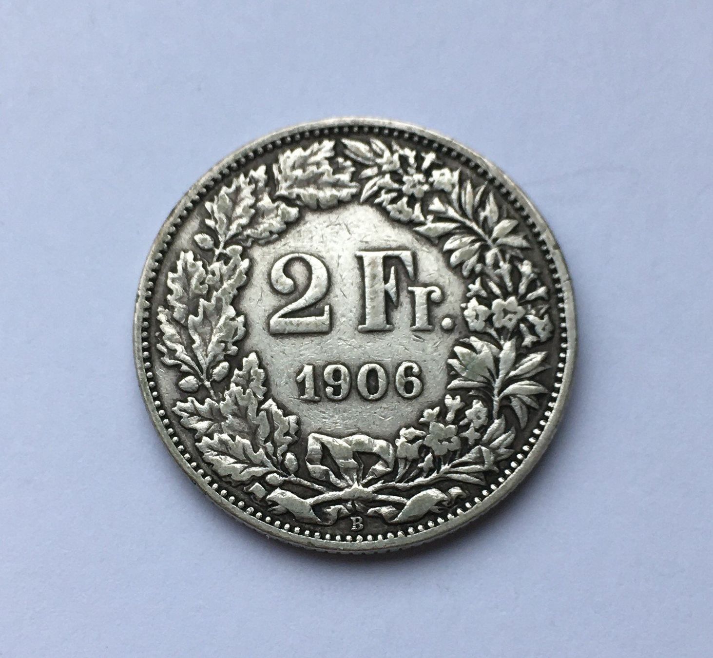 Tutti le monete: 1906 2 Franken Silber ss+ – Usato da Kirchberg SG venduto da Helveticus00