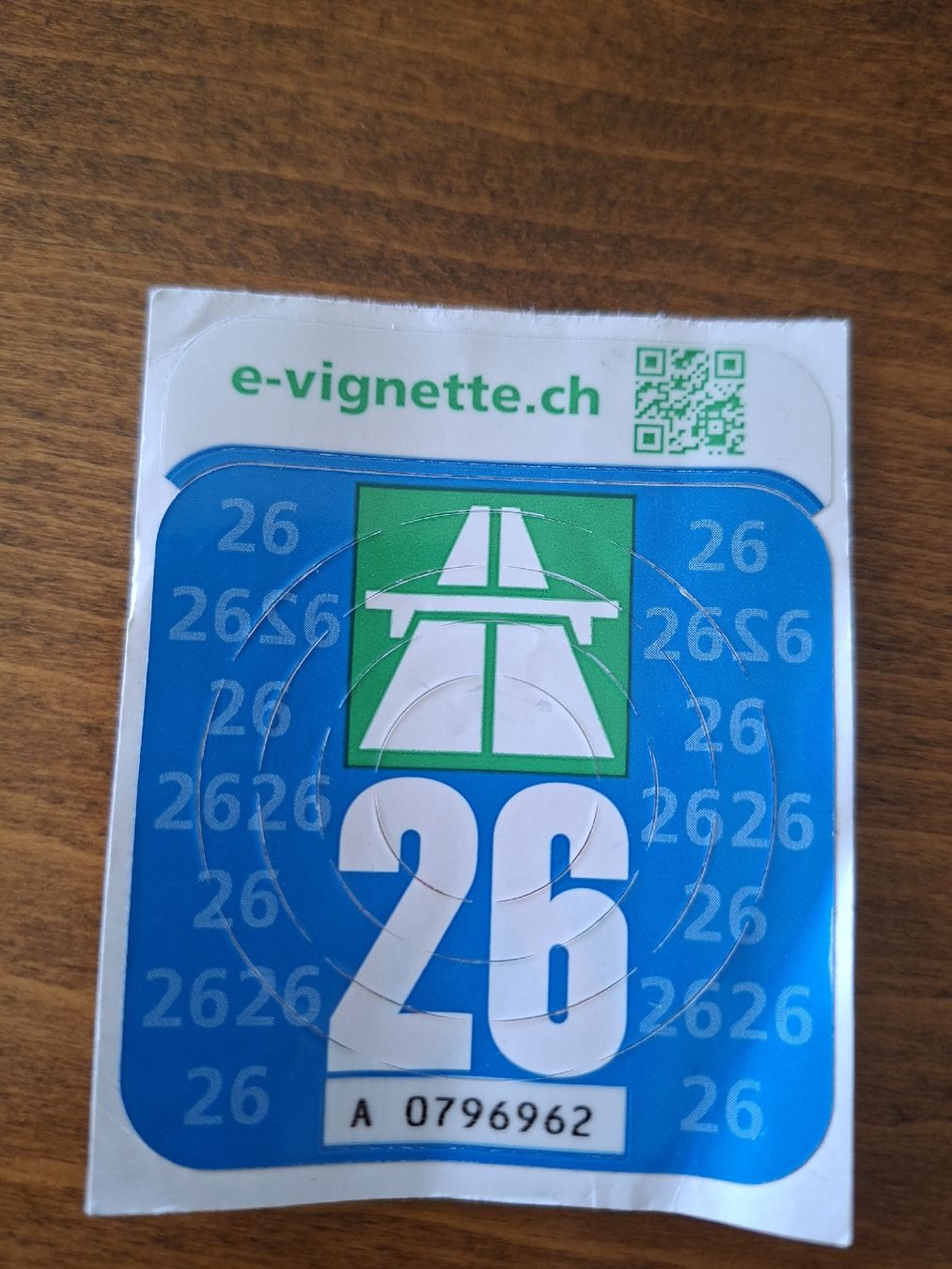 Autobahnvignetten: vignetta 2026 inutilizzata – Neu und originalverpackt aus gordola von laplace1959
