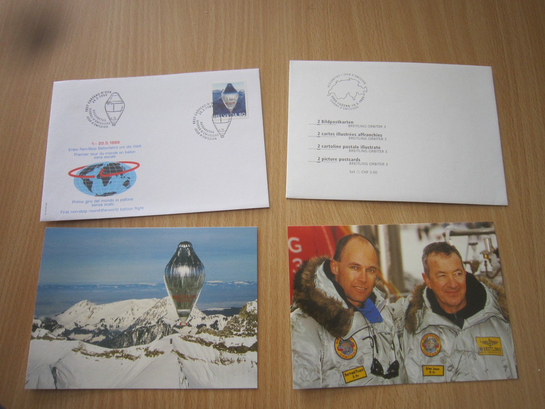 Tutti i francobolli: S2 Orbiter 1999 Maximumkarten und FDC Brief – Usato da Giubiasco venduto da sal_9j6w