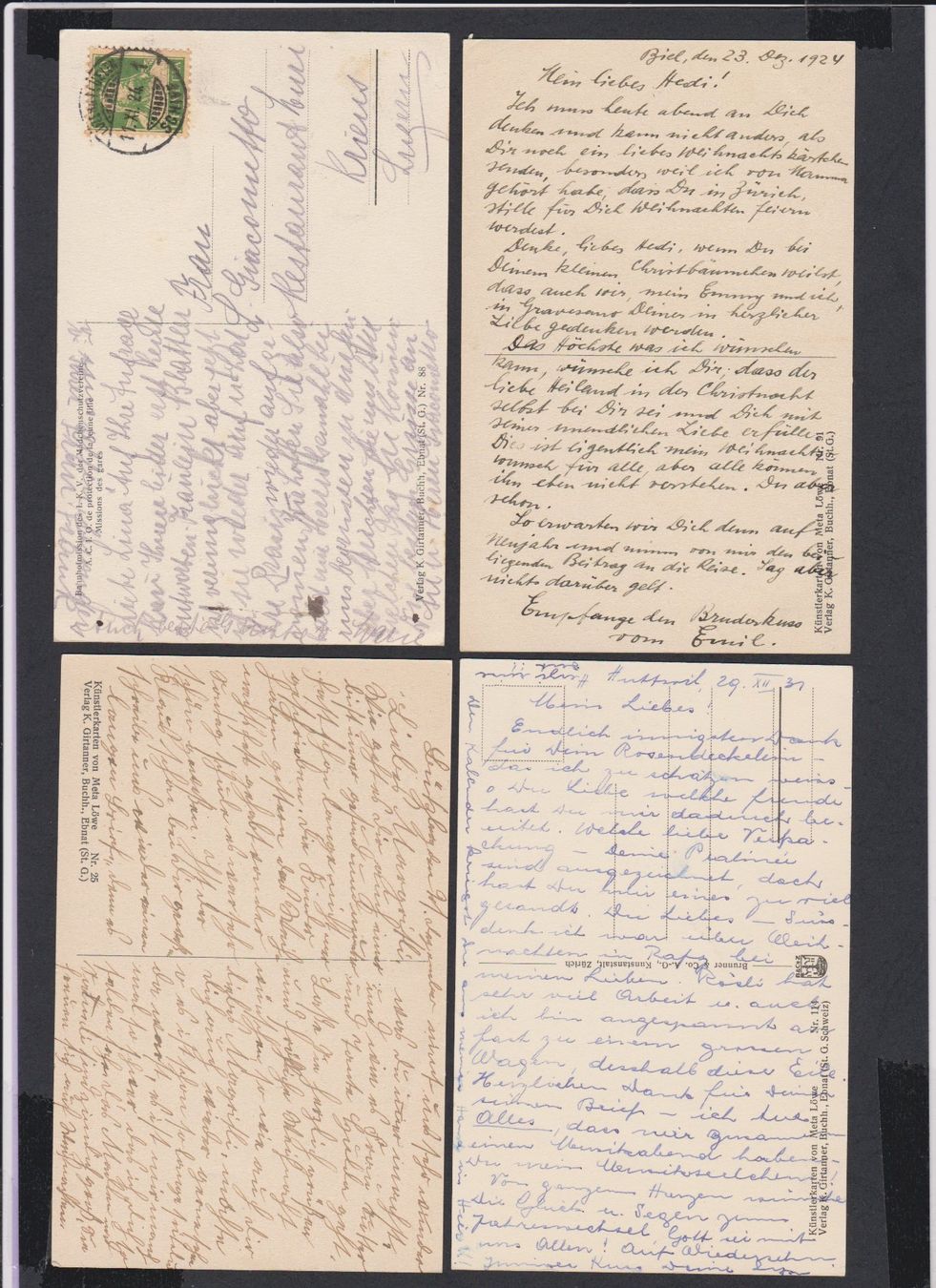Cartes postales: Meta Löwe   -   8 versch. alte Ansichtskarten – D'occasion à Vitznau par Ropaku 1