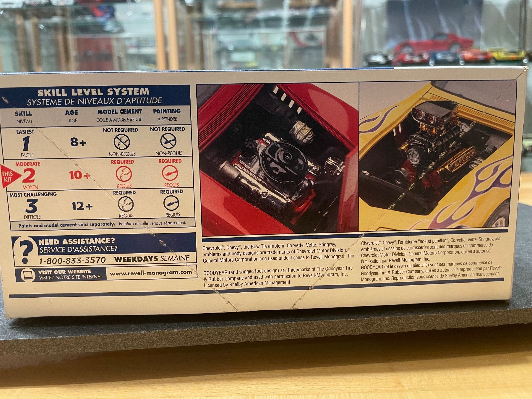 Revell Modellini d'auto: Revell / Monogram 1968 Corvette Custom Cabrio Bausatz 2 in 1 – Nuovo e nell'imballaggio originale da Pratteln venduto da Ron2110 5