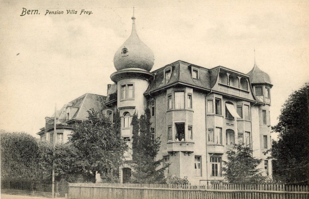 Cartes postales: Bern   BE   -   Pension Villa FREY – D'occasion à Brig par Valcards54