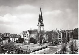 St. Gallen Leonhardsbrücke in den 40.ger Jahren. Ungelaufen.