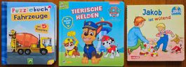 3 Bilderbücher: Puzzlebuch, Paw Patrol & Jakob ist wütend