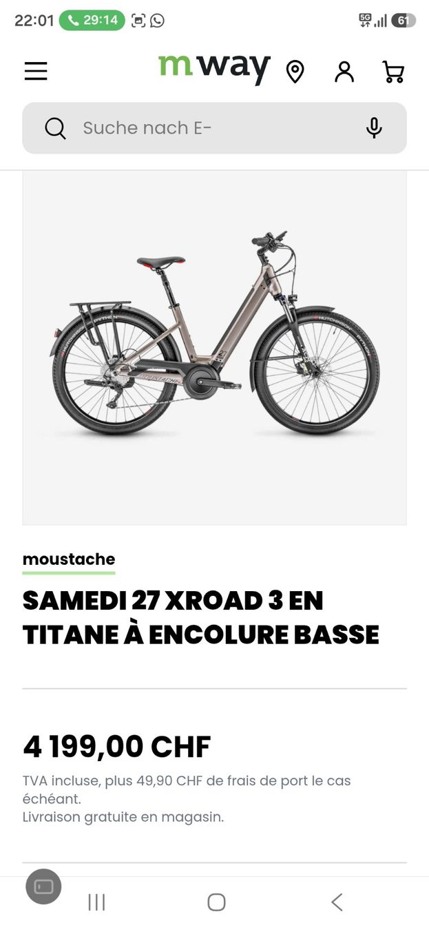 Moustache Vélos: Vélo électrique – D'occasion à Le Lignon par est_6h67