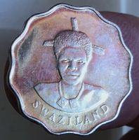 SWAZILAND 5 CENTS 1986