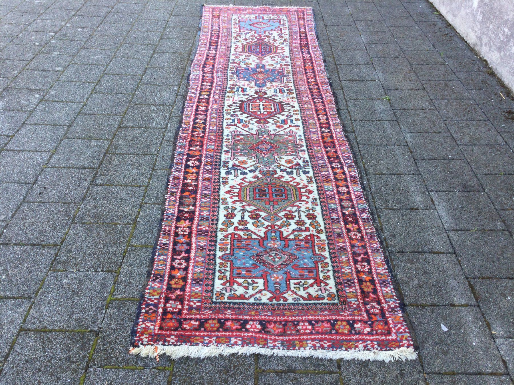 Tappeti: Gebrauchter langer Heriz Läufer Orientteppich – Usato da Wangen SZ venduto da kuriosum12 4