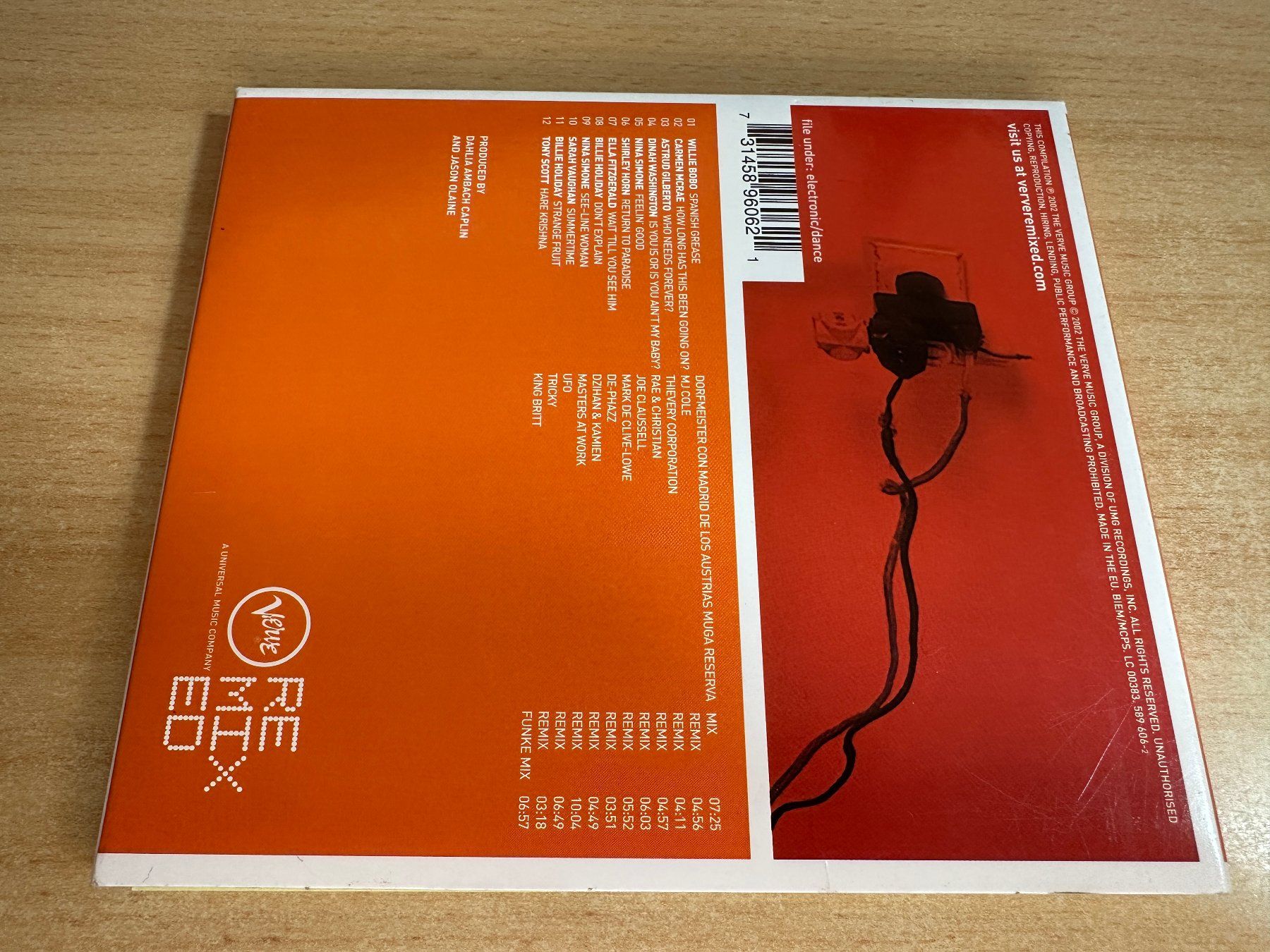 CD: K9 Various – Verve // Remixed – Usato da Rikon im Tösstal venduto da Alpenmutz 1