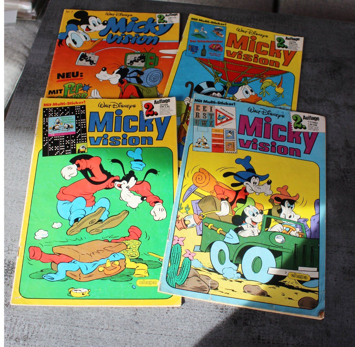 Fumetti: Set von 4 Micky Vision Heften – Usato da Weggis venduto da daisyflower 2