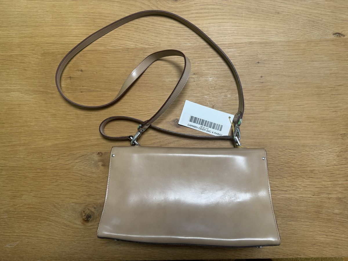 Borse da donna: Sac à main La:Marthe cuir véritable beige – Usato da Versoix venduto da sar_7chh 1