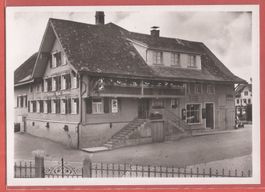 Kirchberg SG Gasthaus Conditorei Rössli - Fotokarte ca. 1940
