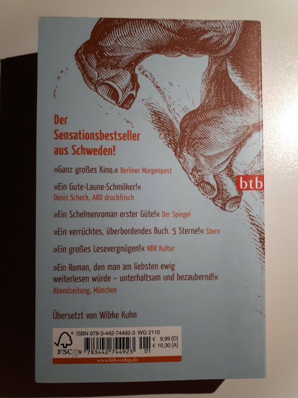 Livres: Der Hundertjährige der aus dem Fenster.. – D'occasion à Dietikon par Buchantiqdietikon 1