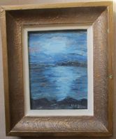 W.E. BICHSEL : Reflets sur la mer (clair de lune)