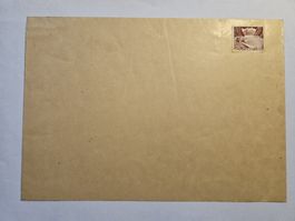 Briefmarke mit Couvert 1955 Helvetia 20 Rp Grimsel Stausee