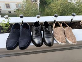 3 Paar Herrenschuhe Gr. 44 – Miguel Miratez + Bugatti
