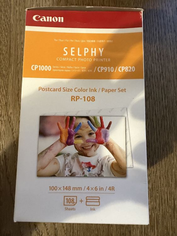 Canon Selphy CP1200 Photo Printer & RP-108 Ink Paper Set (Gebraucht) in ...