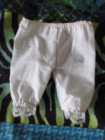 Puppenkleider, Unterhosen, Hosen + Spitz, L:16.5, Bund 12 cm