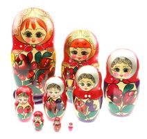 9 -teilige russische Matrjoschka - Babuschka (00206)