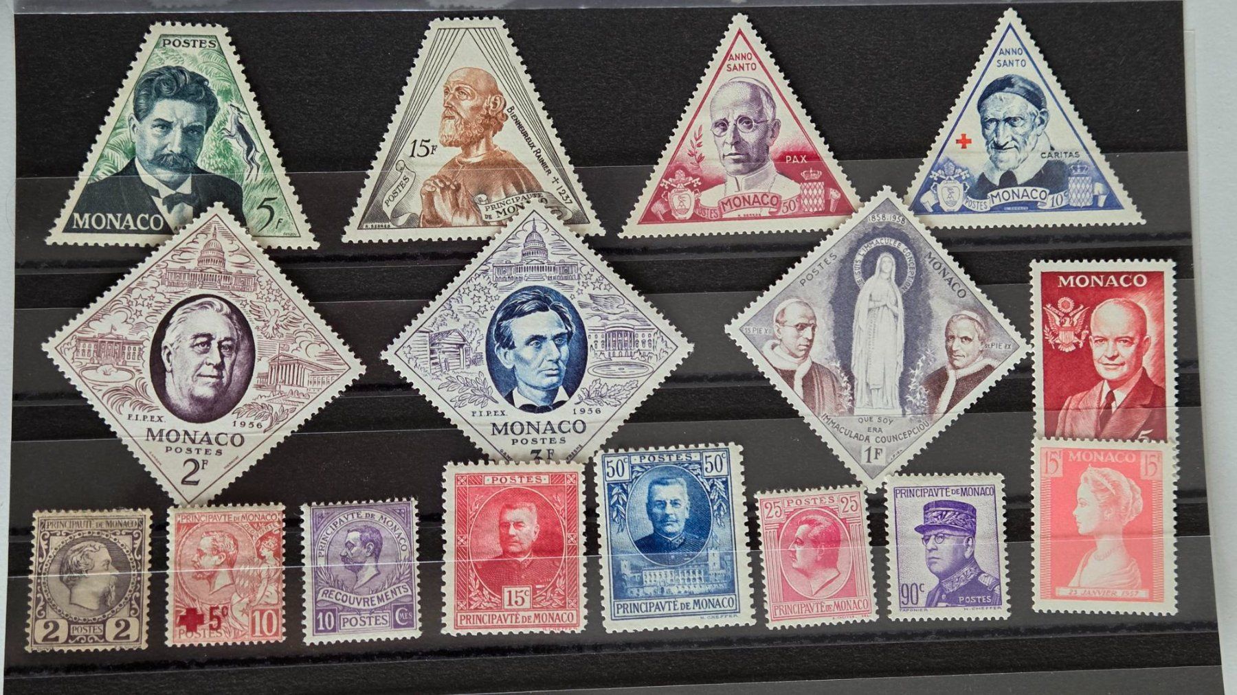 Tutti i francobolli: Monaco Briefmarken Sammlung: Diverse Motive – Usato da Luzern venduto da Kartenansicht 3
