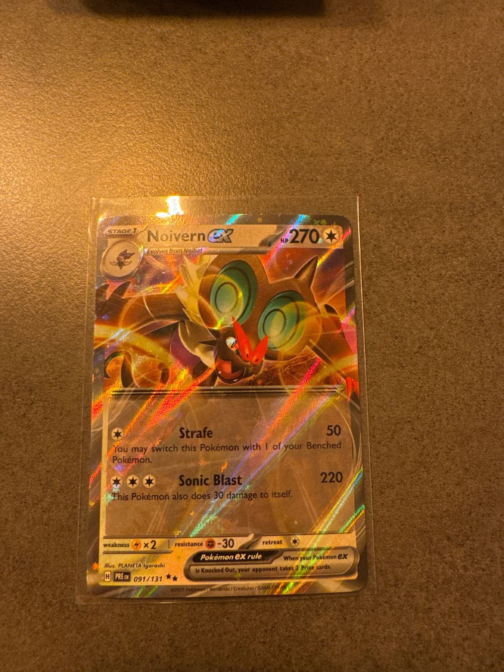 Pokémon Carte collezionabili: Noivern ex 091/131 Prismatic Evolutions – Nuovo (secondo la descrizione) da Winterthur venduto da Fischinho