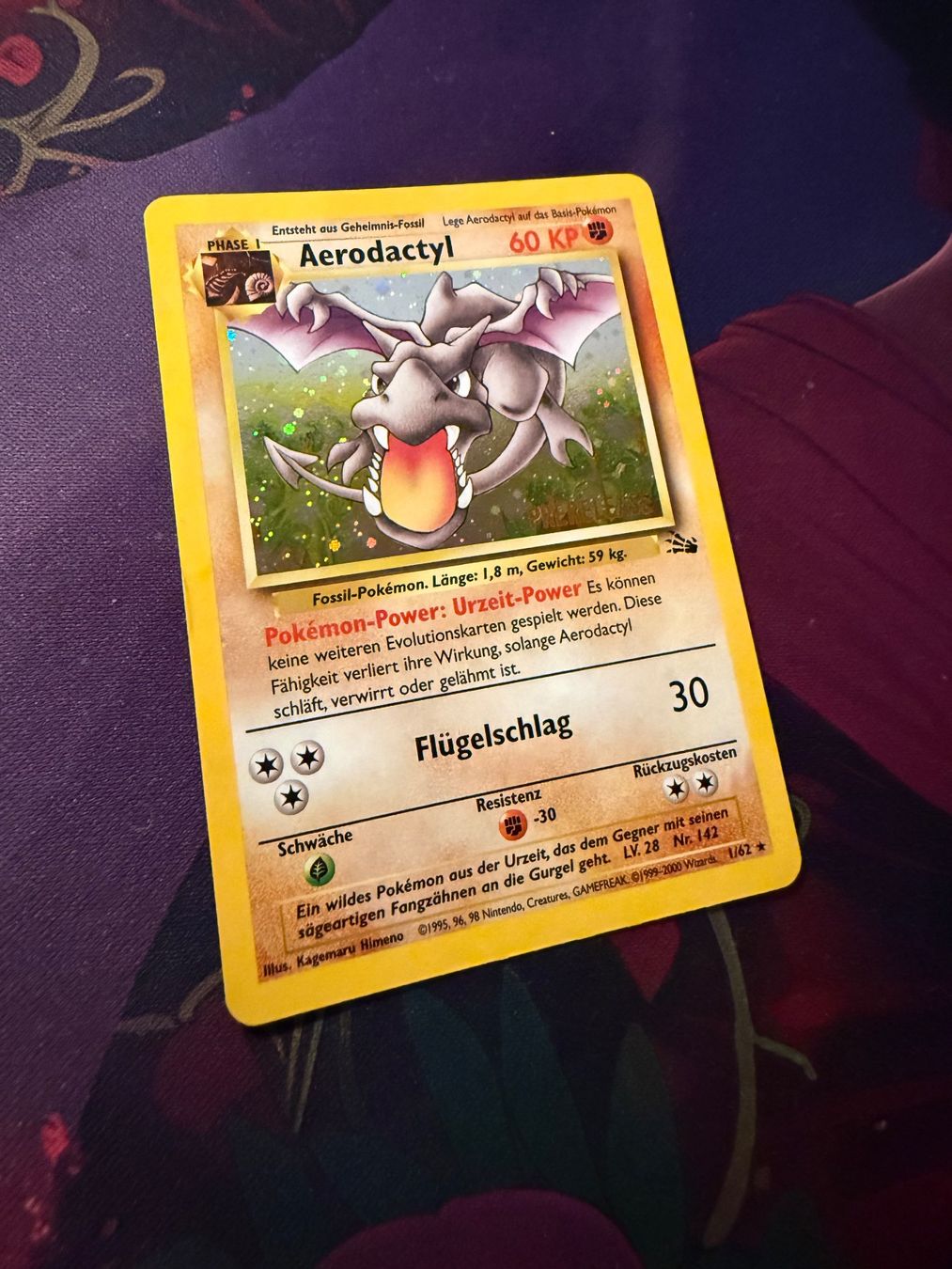 Pokémon Carte collezionabili: Aerodactyl - Fossil - Prerelease Stamp – Usato da Oberbüren venduto da wuna123 1