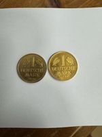 2 Münzen 1 Deutsche Mark 1990 und 1991