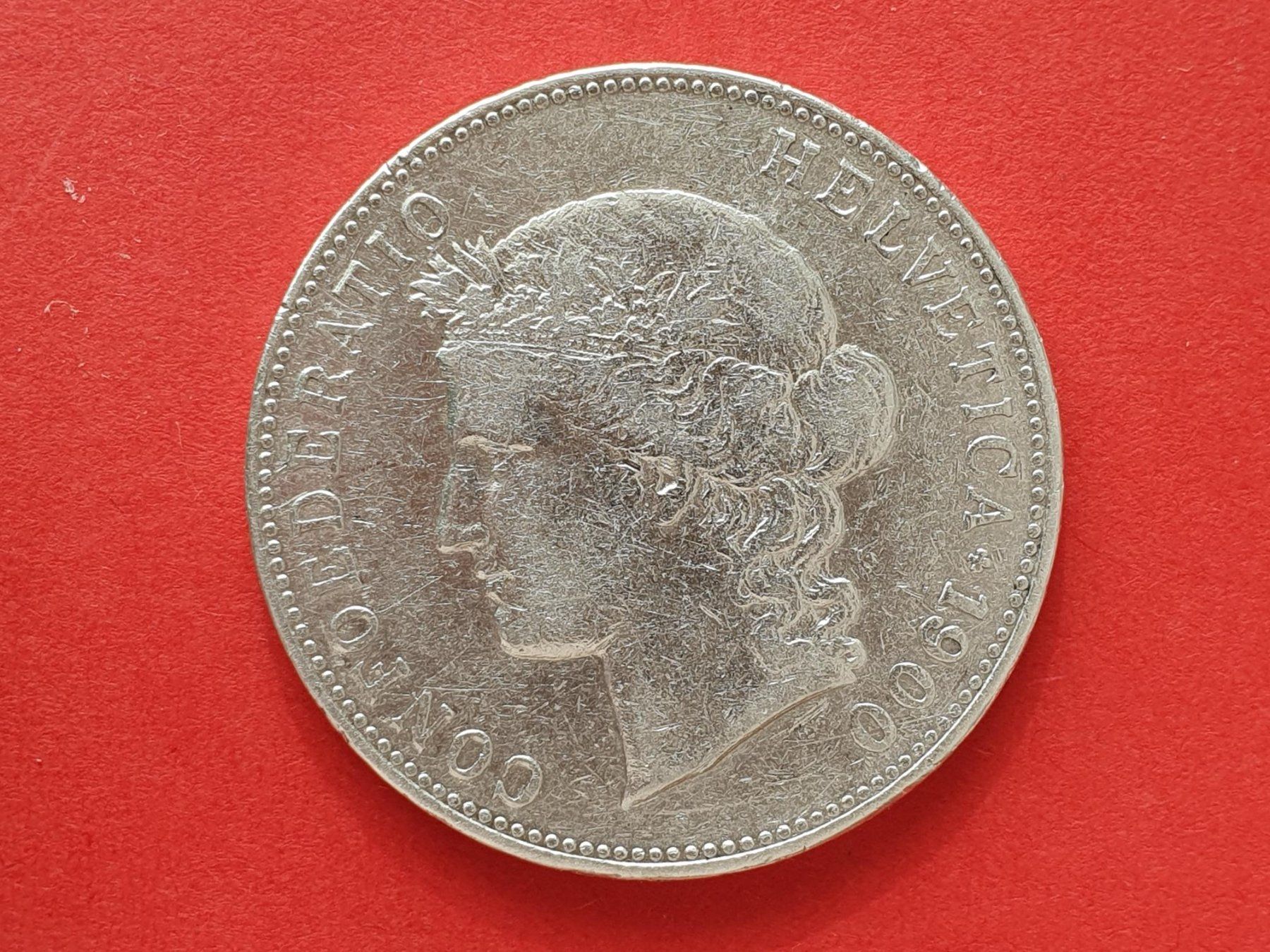 Tutti le monete: 5 Franken 1900 Super Tip-top Rare – Usato da luzern venduto da Jrouge
