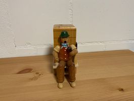 Holz Räuchermann, Sammlerstück, Pfeife, Top Zustand!