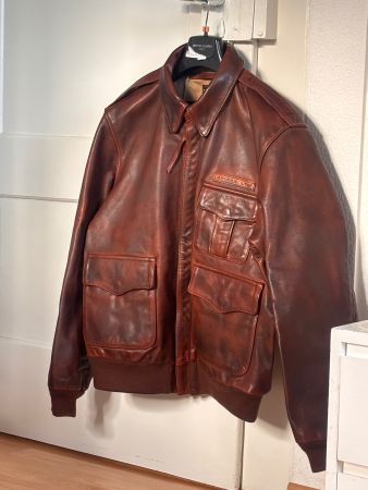 AVIREX Lederjacke 50 Jahre Jubiläums Edition.