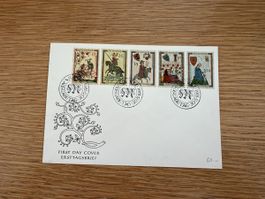 FDC Liechtenstein Satz Vaduz 30.5.1961