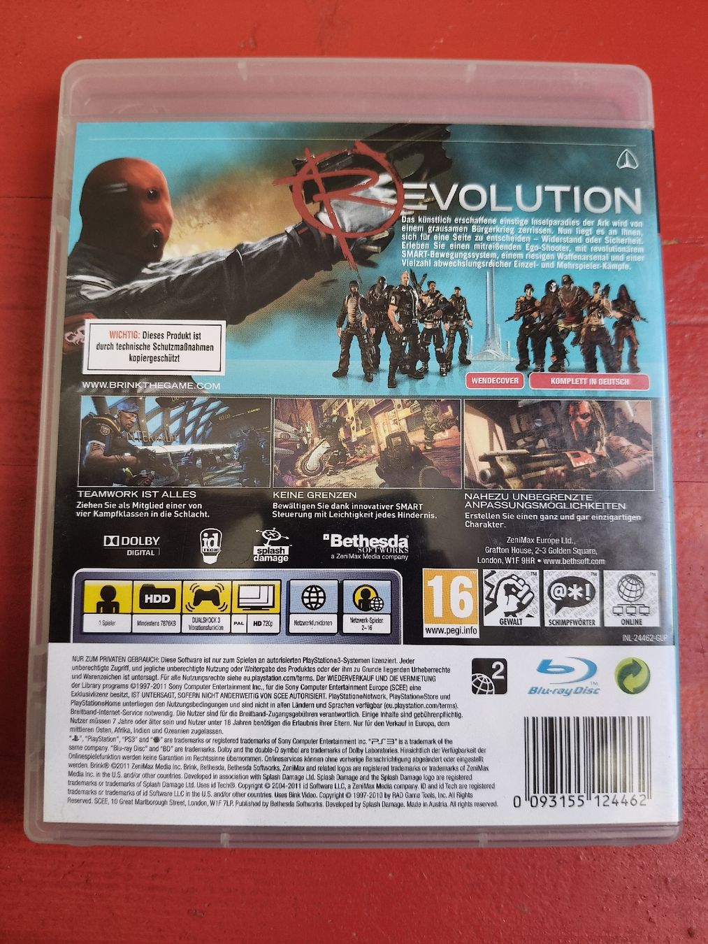 Sony Giochi: Gioco Brink per PlayStation 3  – Usato da Pollegio venduto da Isaiaaaa96 1