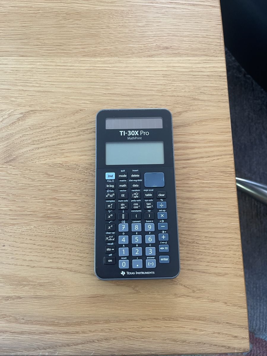 Texas Instruments Calcolatrici tascabili: Taschenrechner Texas Instruments TI-30X Pro MathPrint – Usato da Hombrechtikon venduto da GianneE