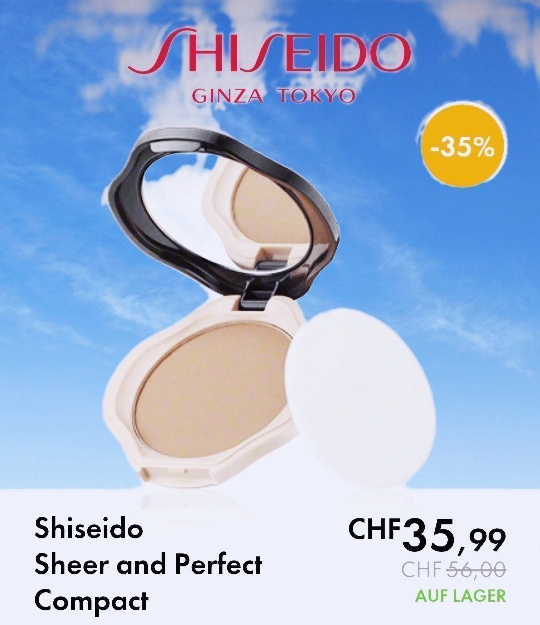 Shiseido Gesichtspflege: Shiseido o80 sheer Perf.Comp. gratis Porto – Neu und originalverpackt aus Oensingen von Outlet_Super_Sale