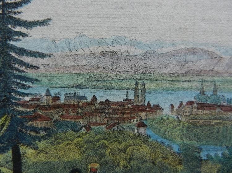 Incisioni: Zürich koloriert – Usato da Risch venduto da Rischli15 9
