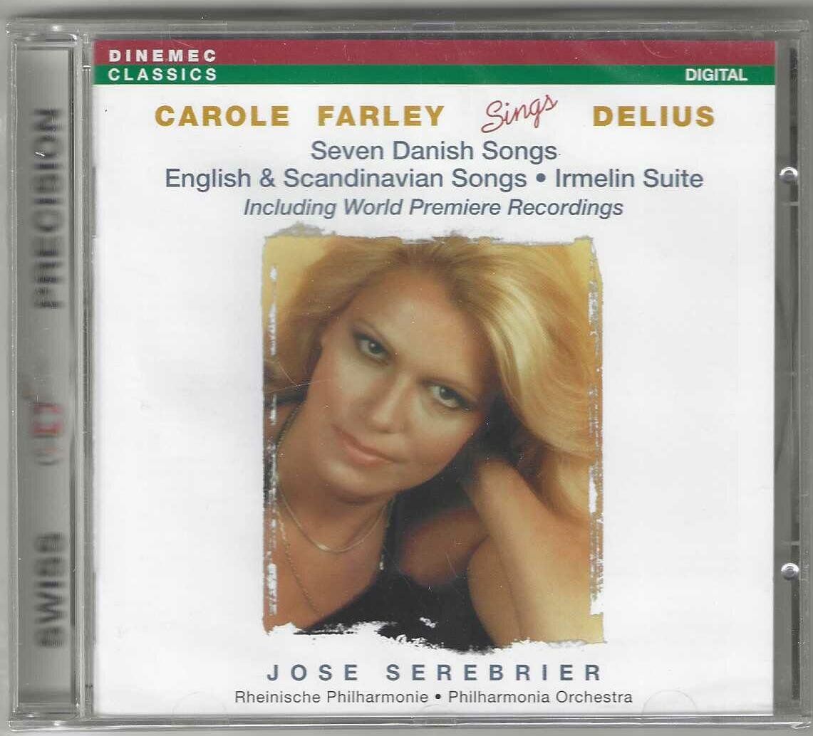 CD: Carole Farley Sings Delius - neue – Nuovo e nell'imballaggio originale da Genève venduto da CDLPBookS