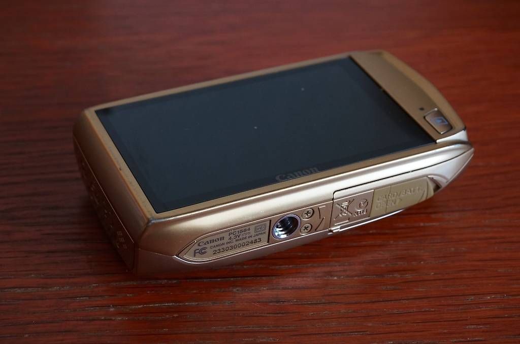 Canon Fotocamera: Canon IXUS 310 HS Gold mit Touchscreen Bedienung – Usato da Spreitenbach venduto da Salesmanship 3