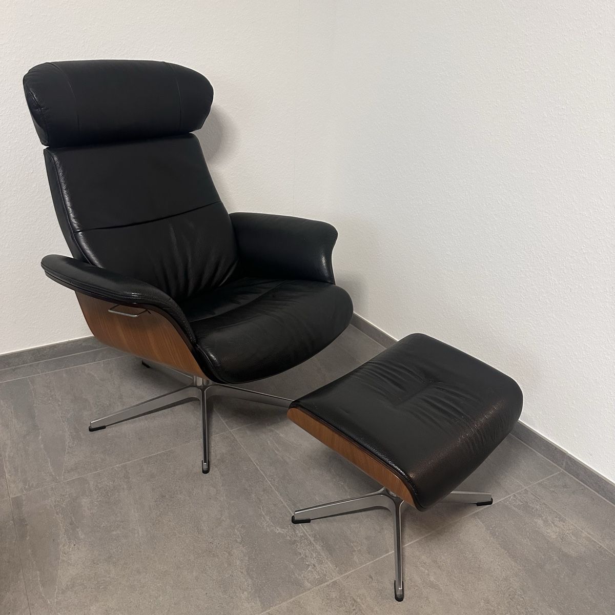 Sessel: CONFORM TIMEOUT Relax-Sessel von Jahn Aamodt + Hocker – Gebraucht aus Muttenz von Tsn23