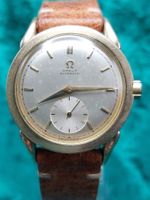 Seltene Omega Hammerautomatic im Stahl mit Goldhaube 1951