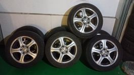 4 Jantes Alu Aversus 16" (Entraxe 5x112) VW...– Pneus HS