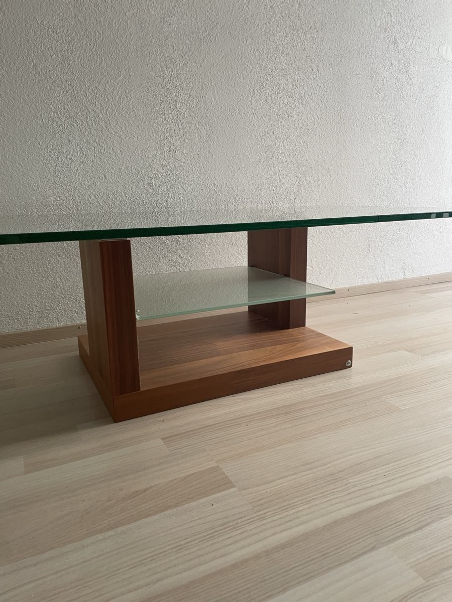 Tavoli: Sofatisch aus Holz + Glas – Usato da weinfelden venduto da shaeberlin 3