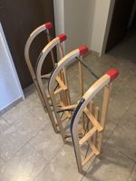 Zwei Holzschlitten Davos klassisch guter Zustand