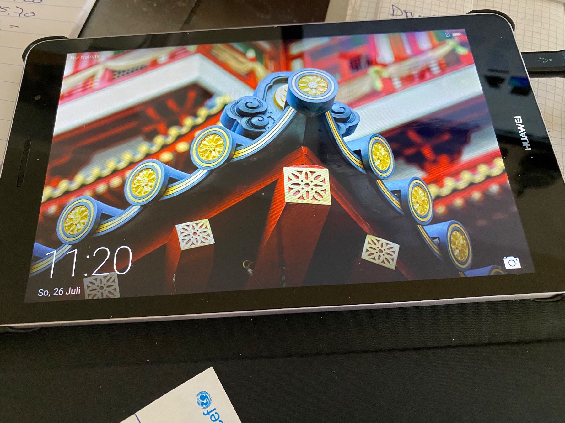 Huawei Tablet PC: HUAWEI Mediapad T3 mit Hülle – Usato da Allenwinden venduto da Obalu 7