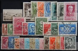 Belgien ex. Kat. 888-1003 gest. 1950/55